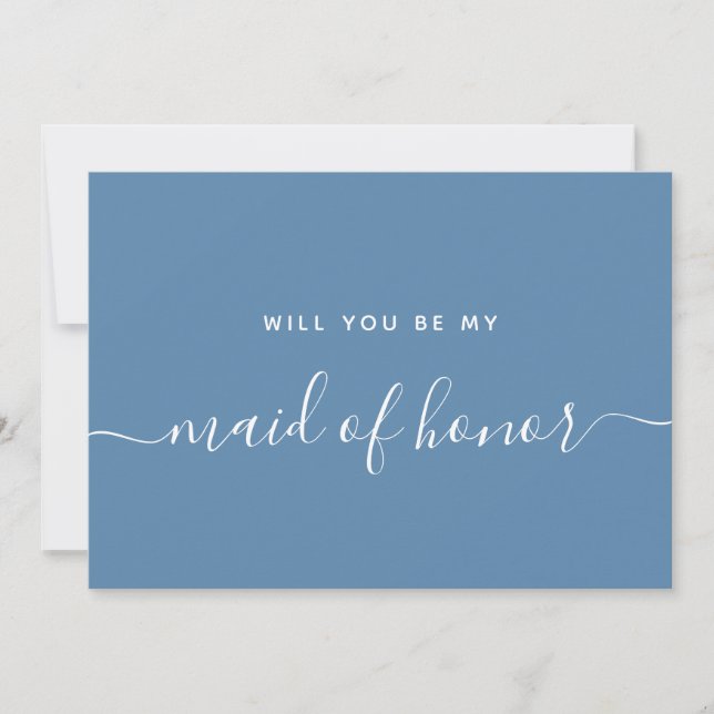 Invitation Proposition La Fête De La Mariée Sera-T-Elle Ma Fi (Devant)