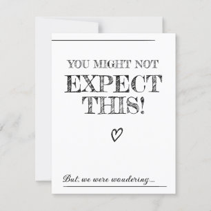 Invitation Proposition officielle.Voulez-vous nous épouser ?