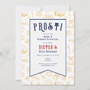 Invitation Prost ! Bière & Wiener Schnitzel Allemand - Annive
