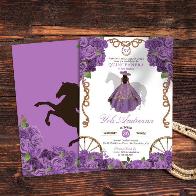 Invitation Province occidentale violette claire (Créateur téléchargé)
