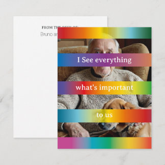 Invitation Provocant, je vois des couleurs d'arc-en-ciel sur 