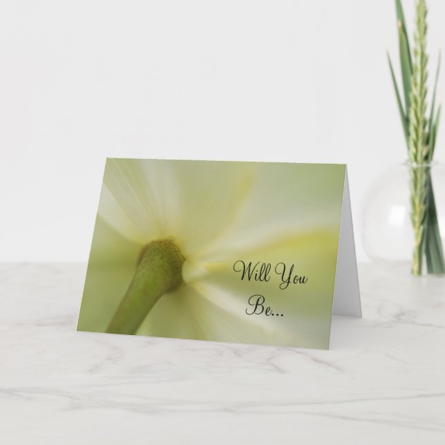 Invitation Puisse Fleur Apple Fleurir Serez-Vous Ma Femme D'A (Devant)