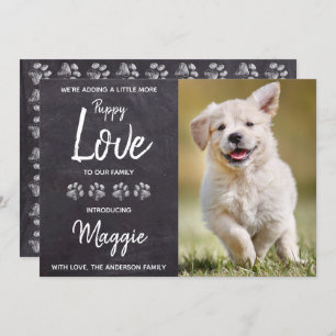 Invitation Puppy Love New Pet Chien Chien Chien Chiot Douche