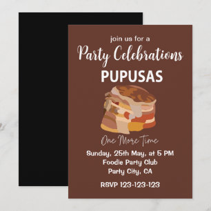Invitation Pupusas El Salvador Pupusas Pain Pupusas