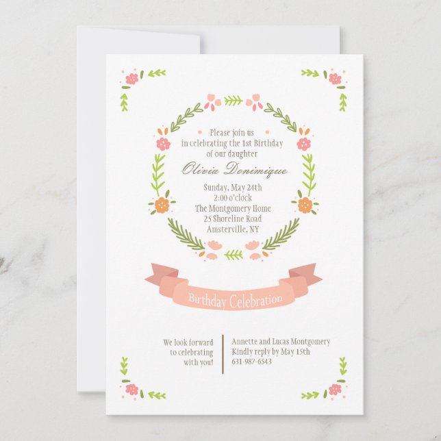 Invitation Pure Celebration (Devant)