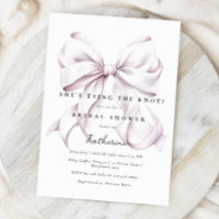 Purple She's Tying the Knot Bow Fête des mariées