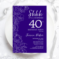 Purple Surprise 40e anniversaire