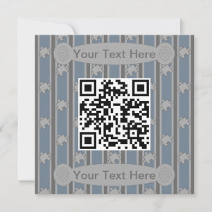 Invitation Puzzle amusant et fantaisie QR Code