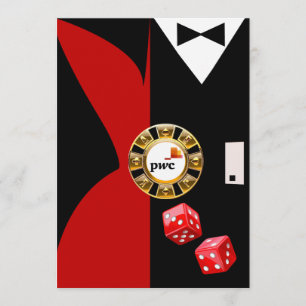 Invitation PwC Casino Royale Vegas Swank Dîner Dance