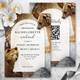 Invitation QR Code Bear Mountain Bachelorette Week-end