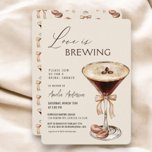 Invitation QR Code Love brasse Espresso Martini