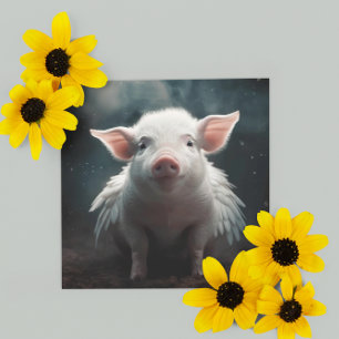 Invitation Quand les porcs volent