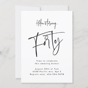 Invitation Quarante