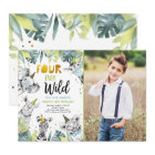 Quatre Ever Fête sauvage Animaux Safari Garçon Ann