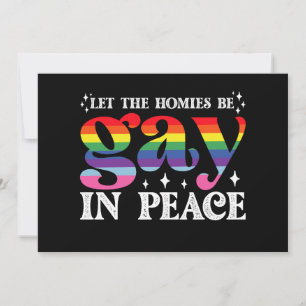 Invitation Que Les Hommes Soient Gays En Paix Fierté LGBTQ