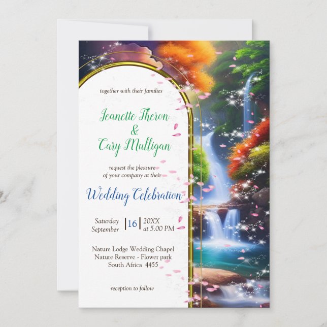 Invitation Quel monde merveilleux dans lequel je vis (Devant)