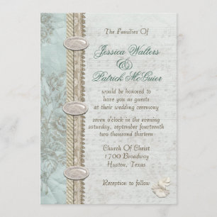 Invitation Quelque chose de bleu