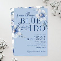 Quelque chose de bleu avant de faire Blue Flower M