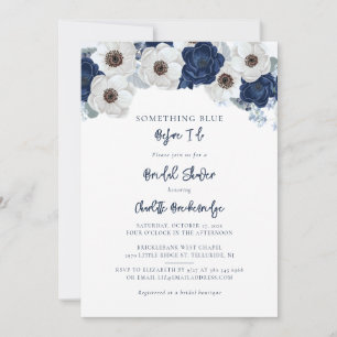 Invitation Quelque chose de bleu avant de faire Fête des mari