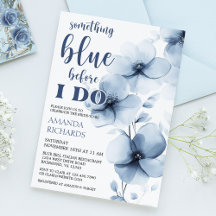 Quelque chose de bleu avant de faire Fête des mari