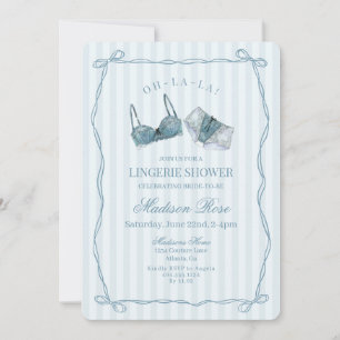 Invitation Quelque Chose de Bleu Lingerie Lingerie en Dentell