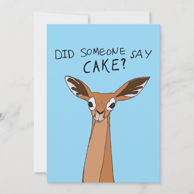 Invitation Quelqu'Un A Dit Du Gâteau ? (Devant)