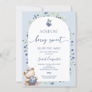 Invitation Quelqu'un Berry Sweet Baby shower