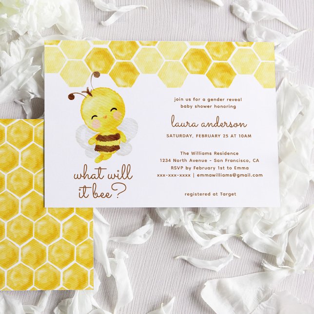 Invitation Qu'est-ce que ça va être ? Baby shower de révélati (Créateur téléchargé)