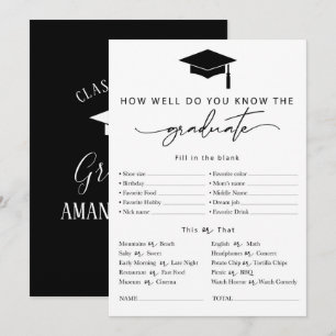 Invitation Questionnaire personnalisé sur le jeu de diplômes