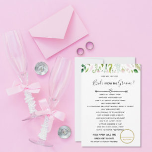 Invitation qui bon fait la jeune mariée connaissez le jeu