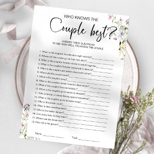 Invitation Qui Connaît Le Couple Meilleur Jeu De Fête des mar