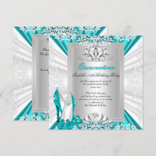 Invitation Quinceanera 15e anniversaire Parties scintillant d
