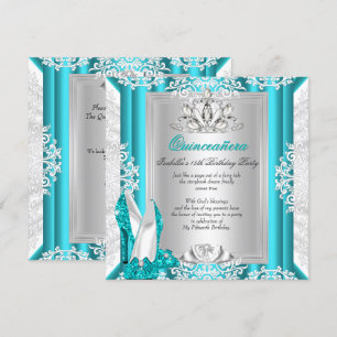 Invitation Quinceanera 15e anniversaire Parties scintillant d