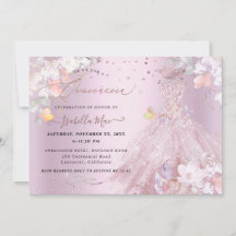 Quinceanera Dusty Rose Parties scintillant Gown Po