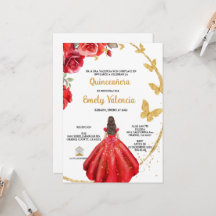 Quinceañera invitacion en español