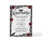 Quinceanera Rose Thorn Élégant conte de fées Anniv