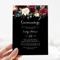 Quinceañera rustique noire