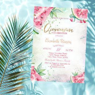 Invitation Quinze ans d'été tropical à la pastèque
