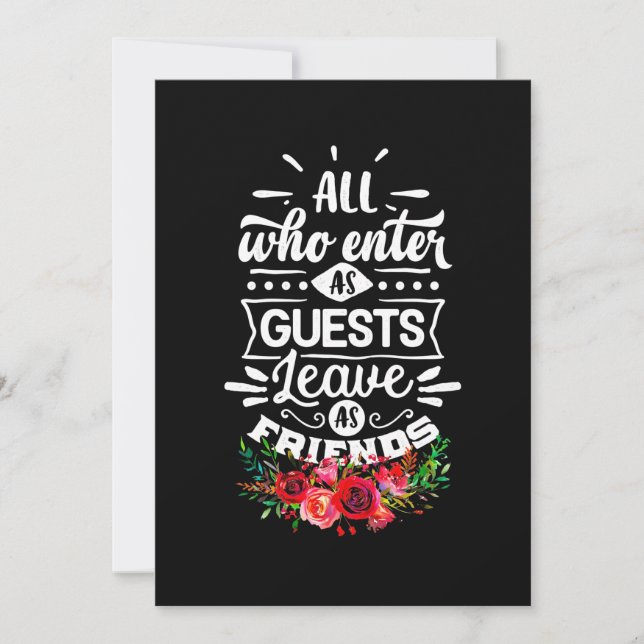 Invitation Quitter en tant qu'amis (Devant)