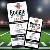Racine De L'Année Football Customisé Anniversaire