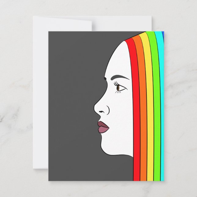 Invitation Rainbow (Devant)