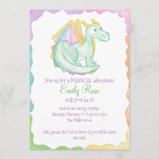 Invitation Rainbow Dragon
