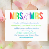 Rainbow Mme & Mme | Mariage lesbien