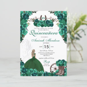 Invitation Ranch Charra Quinceañera