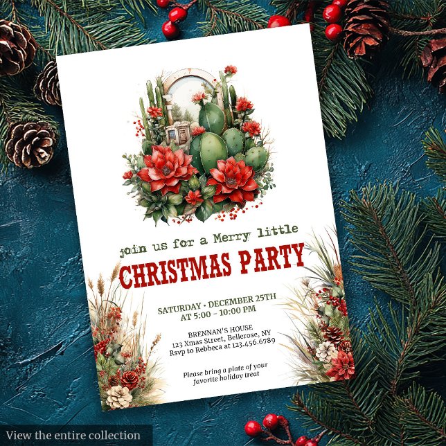 Invitation Ranch style Christmas party printable invite (Ranch style Christmas party printable invite

)