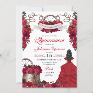 Invitation Ranchero Quinceanera