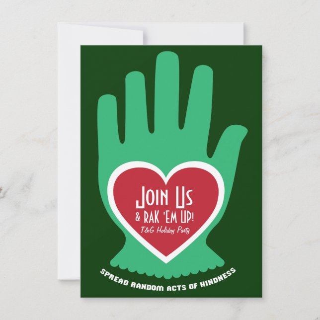 Invitation: Random Act of  Kindness Christmas Invitation (Front)