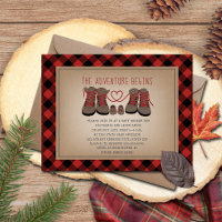 Randonnées Boots Adventure Buffalo Plaid Baby show