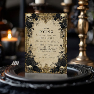 Invitation Rassemblement baroque gothique d'Halloween