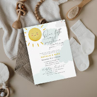 Ray of Sunshine Nuages Baby shower neutre entre le